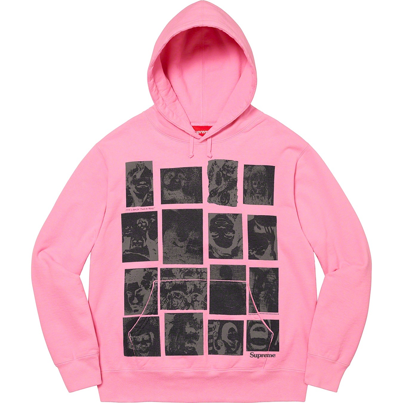 Collage Grid Hooded Sweatshirt view 10
